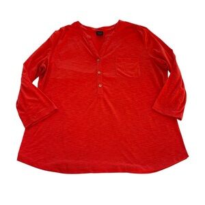 Rafaella Orange Shirt